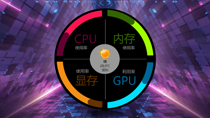 4色圆环